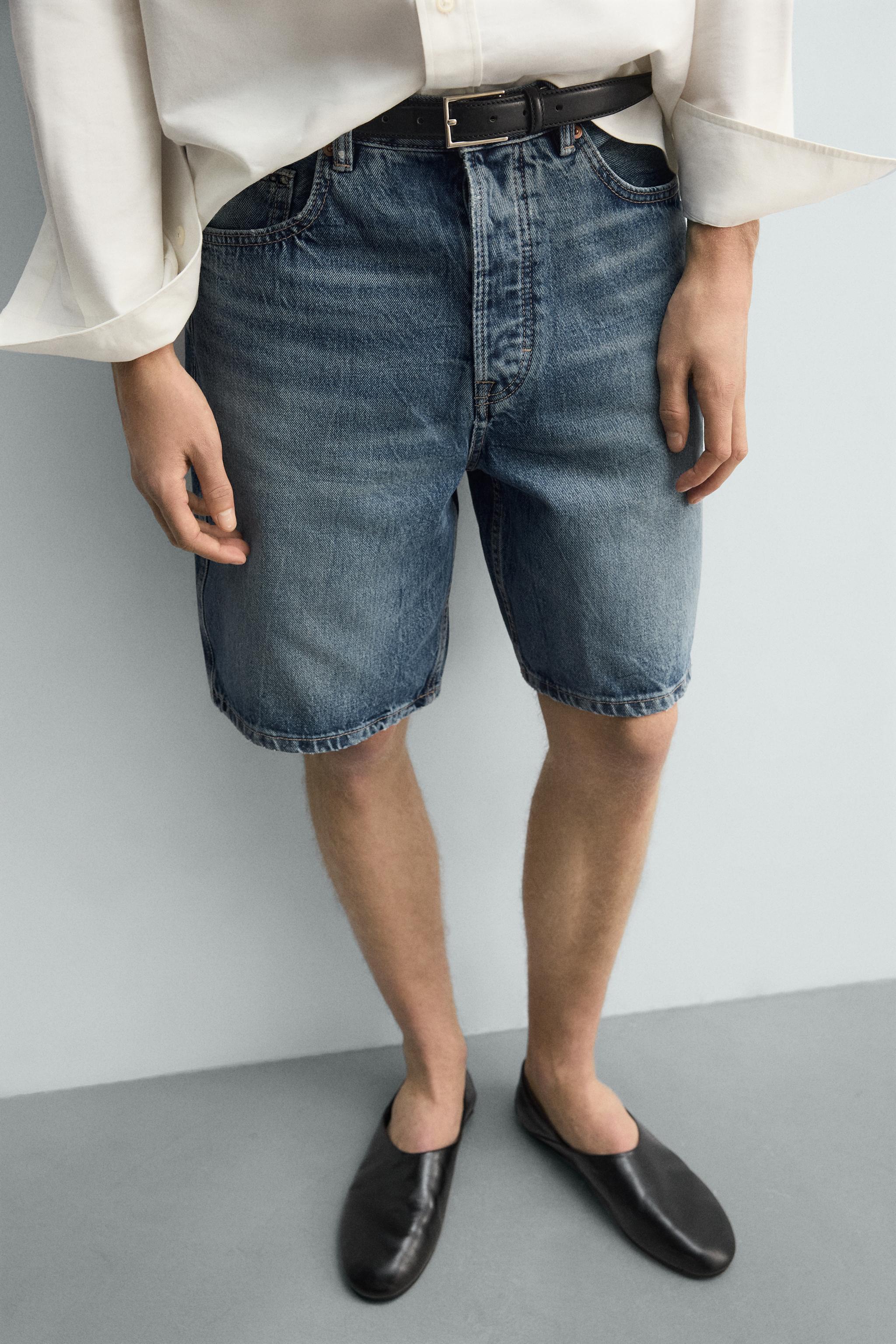 BERMUDA EN DENIM STRAIGHT FIT